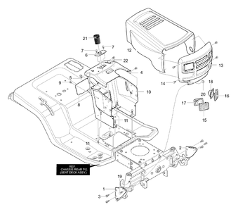Part Location Diagram of 95366-860 Briggs and Stratton Accesss Panel
